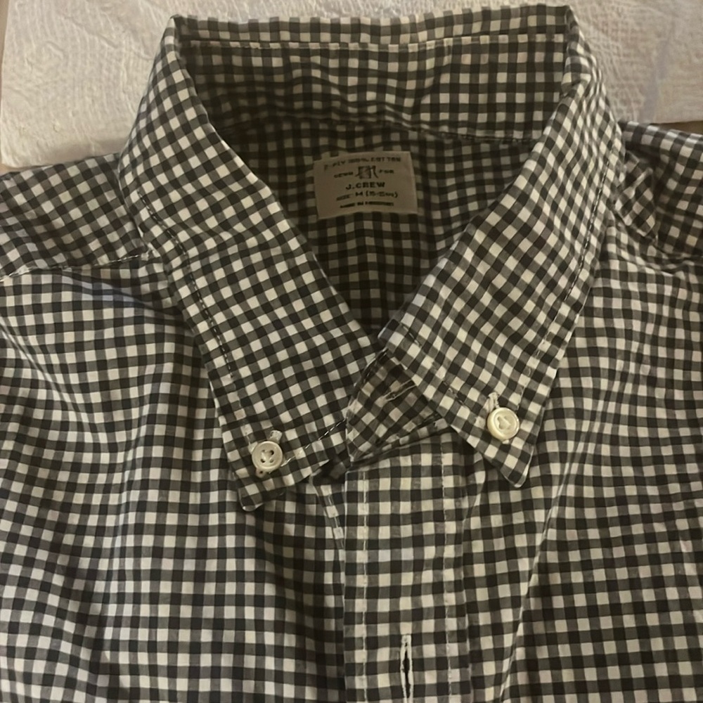 J Crew 2-ply 100% cotton men’s  shirt